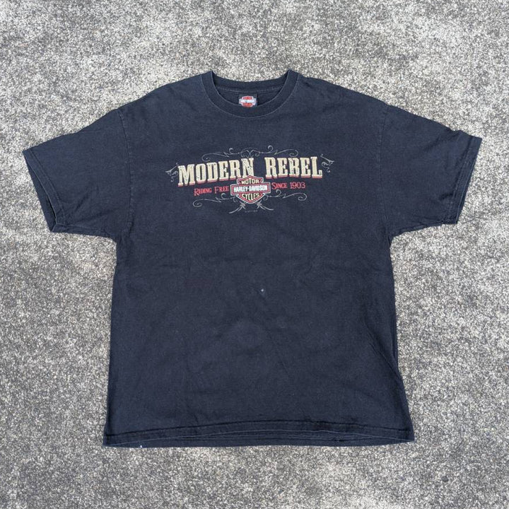 ハーレーダビッドソン①(ZION) Tシャツ／XLサイズ