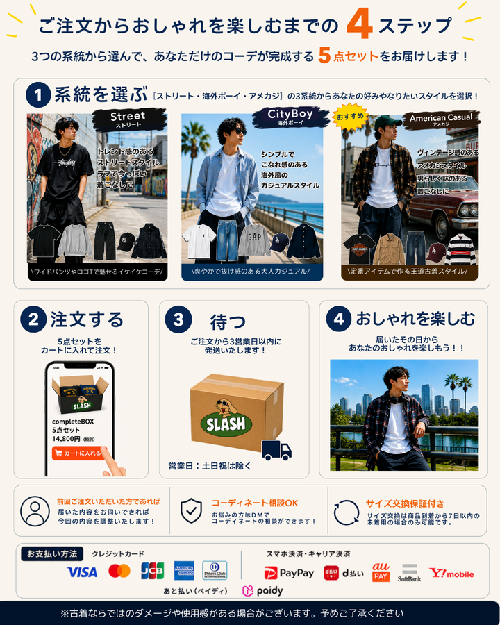古着デビューならまずこれ！古着コンプリートBOX🔥 ~AUTUMN EDITION~