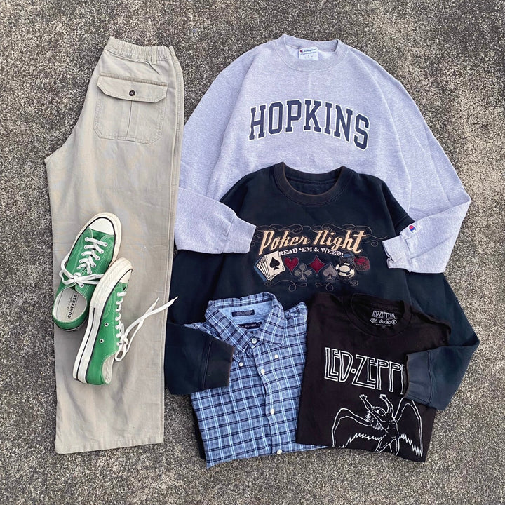 スラッシュ 勝負服 普段着 デート 何着ていく？ どんな恰好 古着屋、古着販売、古着卸 コーデ お手本 オーバーサイズ ゆるだぼ 埼玉 久喜 株式会社叶 東京 麻布 EC オンライン 通販